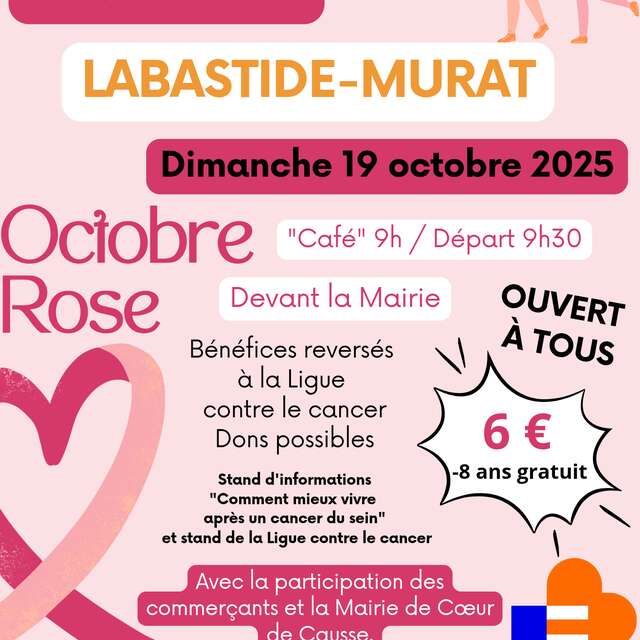 Marche bastidoise pour Octobre Rose