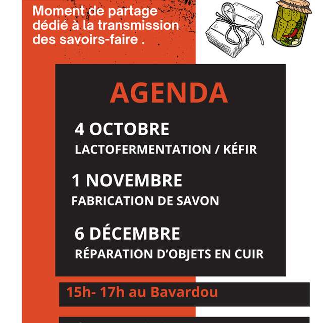 Les Ateliers Découverte du Bavardou : réparation d'objets en cuir