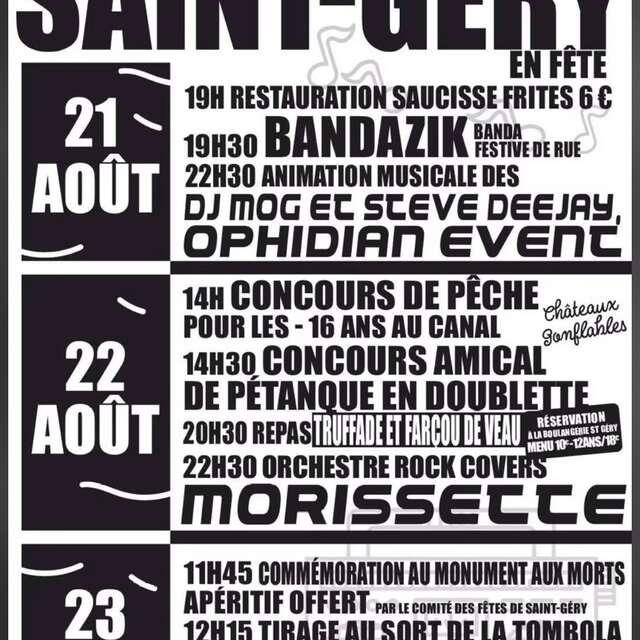 Fête votive de Saint-Géry