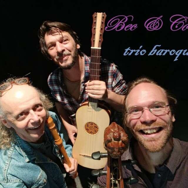 Festival Re-naissance à Figeac : concert, "bec et cordes", Trio Baroque