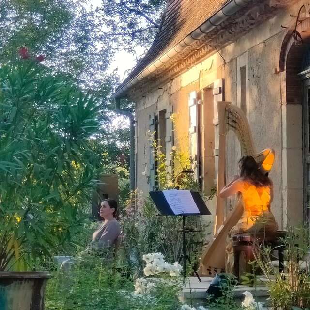 Henri Martin raconté par sa veuve, Marie-Charlotte Barbaroux aux jardins de Marquayrol