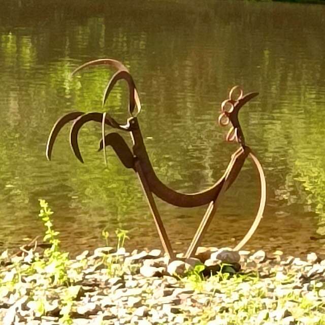 Expo vente de sculptures insolites à Figeac