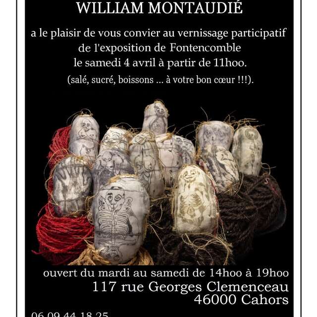 Exposition "Fontencomble" à l'Atelier-Galerie William Montaudié