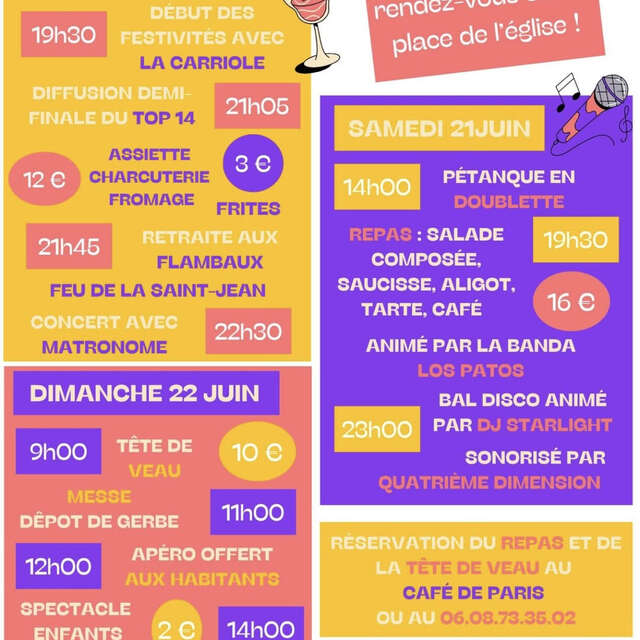 Fête votive de Latronquière