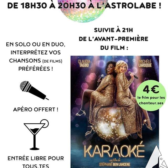 Soirée Karaoké ! Au cinéma Charles Boyer