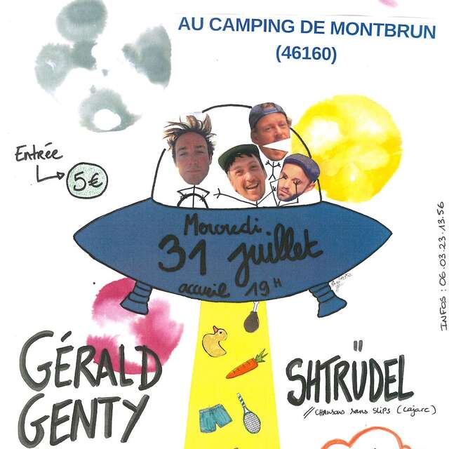 Concert l'Exil au camping à Montbrun