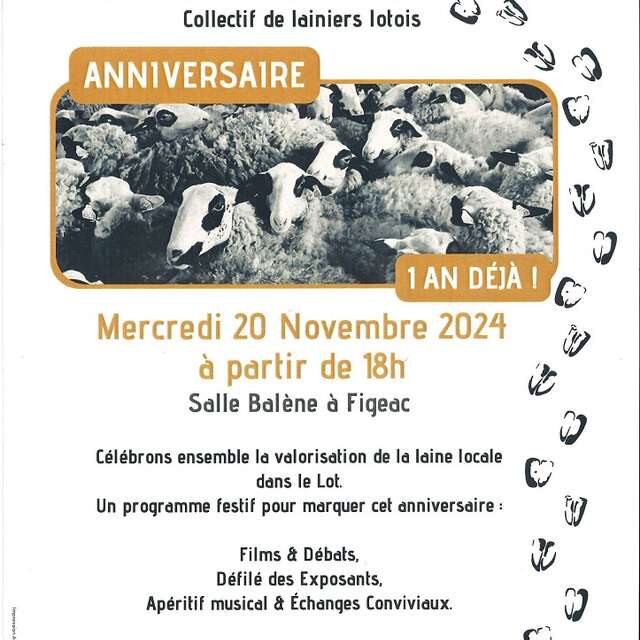Anniversaire de la draille: célébrons ensemble la laine du Lot!