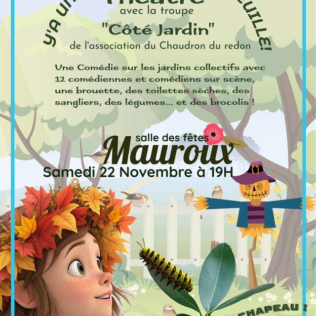 Théâtre : Y’a une chenille sur ma feuille !