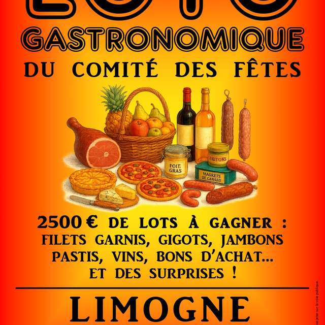 Loto gastronomique à Limogne