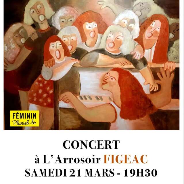 Concert à l'Arrsosoir Figeac : Les Voca-Muses