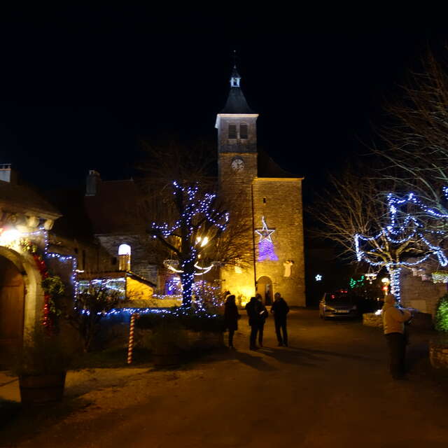 Illuminations de Noël à Lunegarde