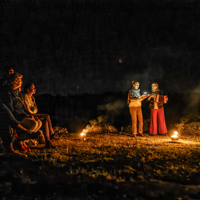 Visites nocturnes chantées de Figeac, "Laissez-vous… chanter Figeac"