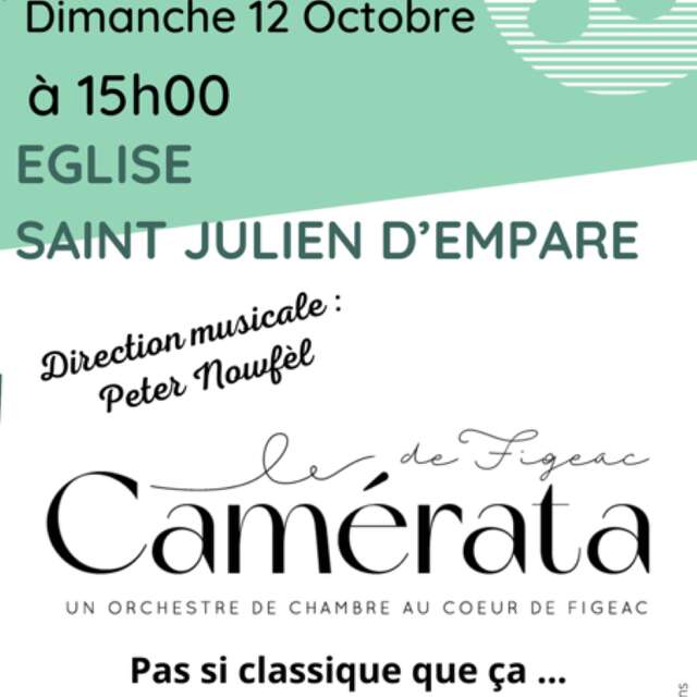 Concert Camérata à Saint-Julien-d'Empare