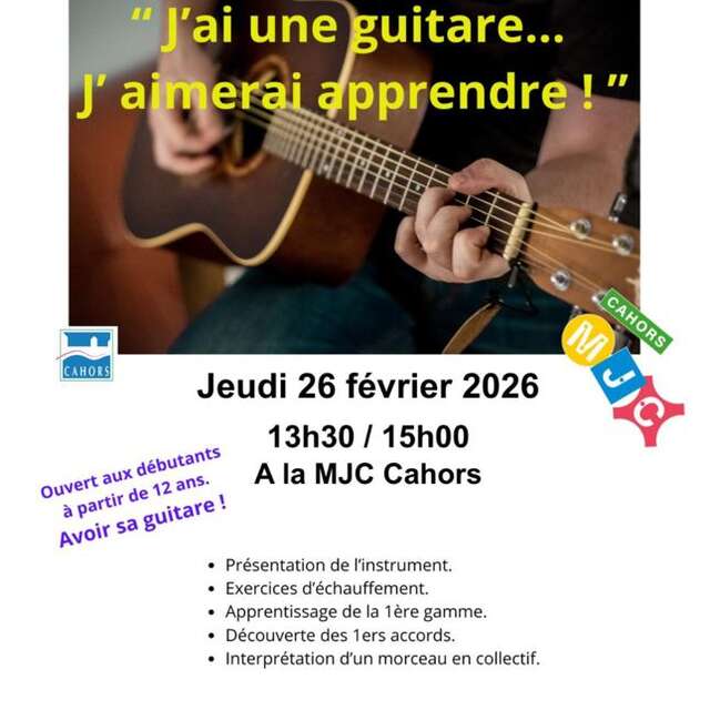 Stage guitare à la MJC