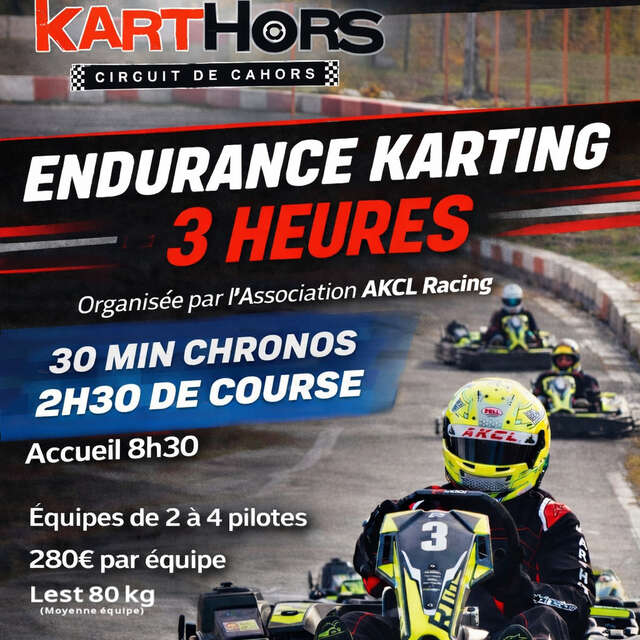 Course d'endurance Karting à Karthors