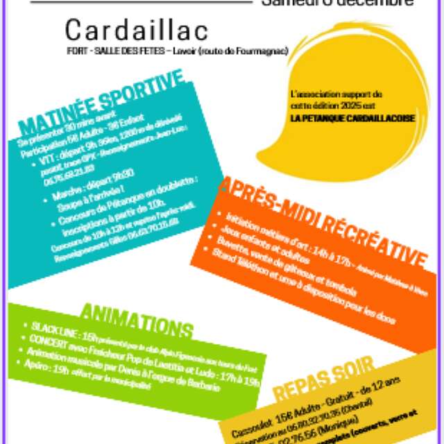 Téléthon à Cardaillac