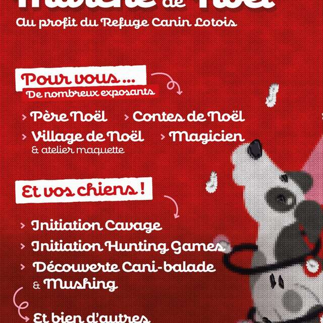 Marché de Noël du Refuge Canin Lotois