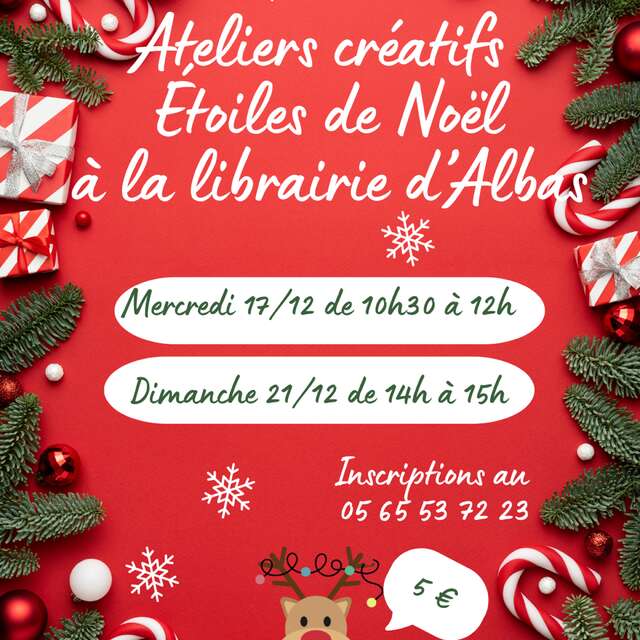 Ateliers créatifs Étoiles de Noël