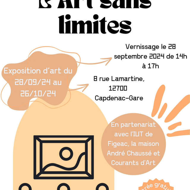 Exposition l'art sans limite à Capdenac-Gare