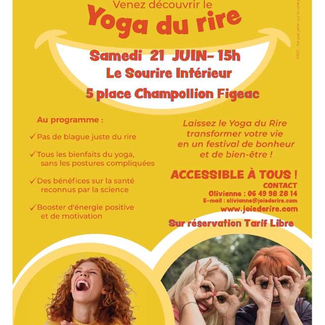Yoga du rire à Figeac