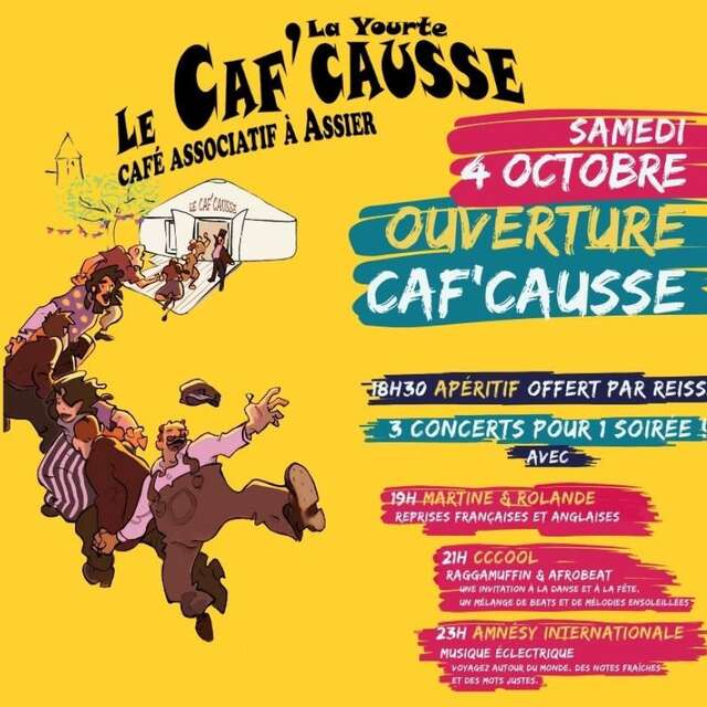 Soirée d'ouverture du Caf'causse