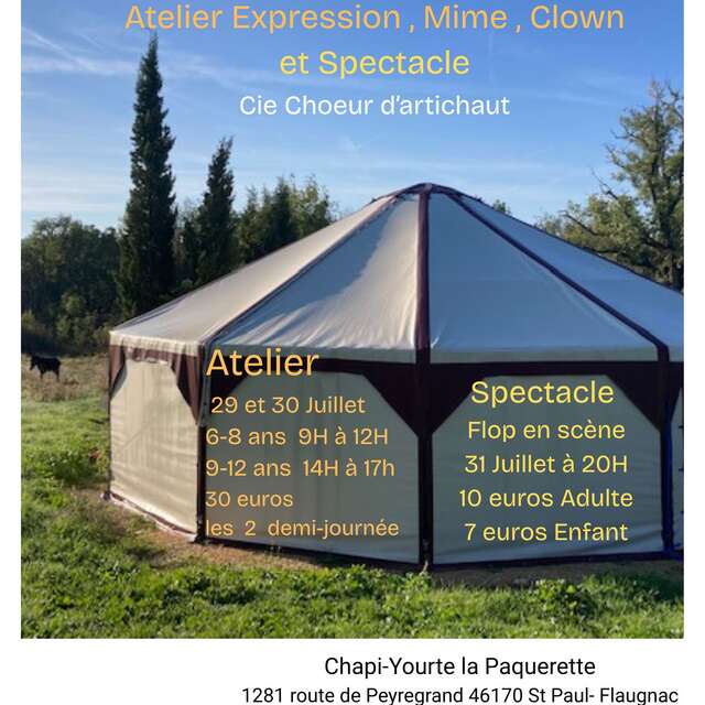 Spectacle de clown "Flop en scène"