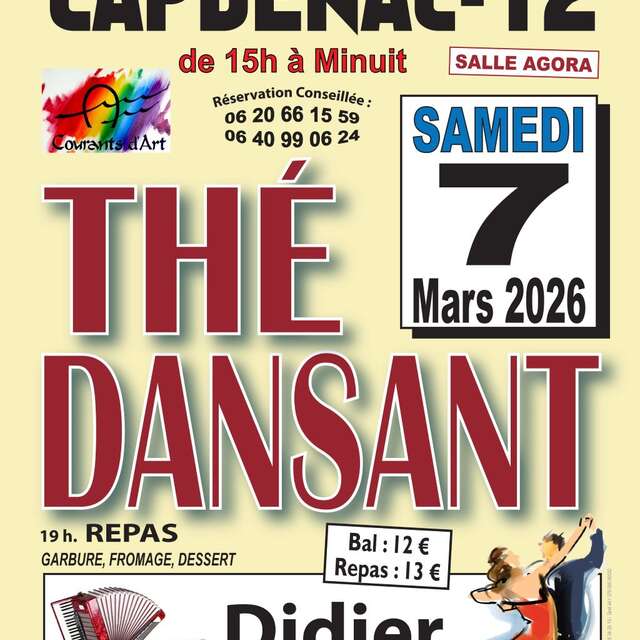 Thé dansant  à Capdenac-Gare