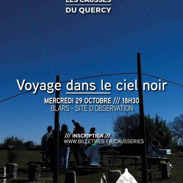 Voyage dans le ciel noir
