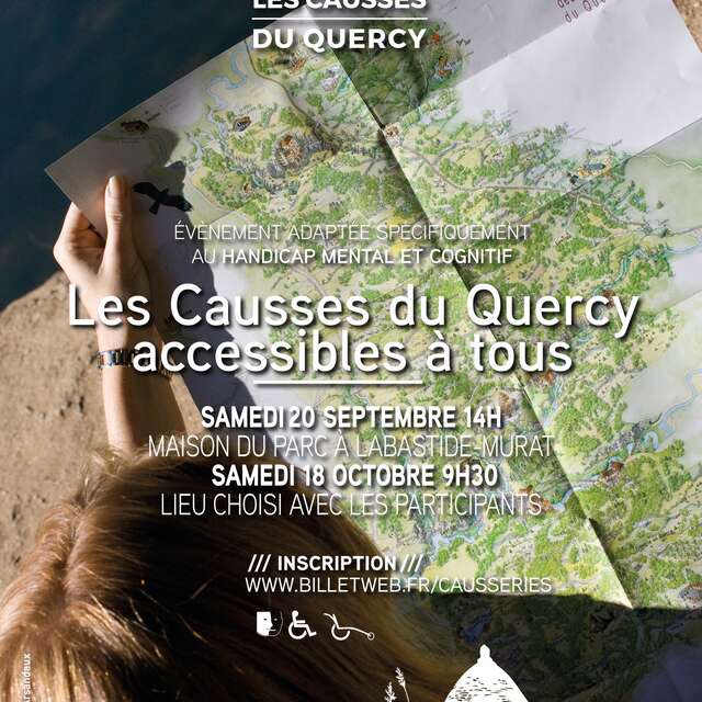 Les Causses du Quercy accessibles à tous : Adaptés spécifiquement au handicap mental et cognitif