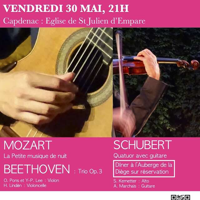 Concert de printemps à Fons : Musique de chambre