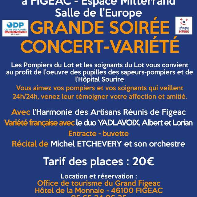 ANNULÉE Grande Soirée Concert-Variété à Figeac