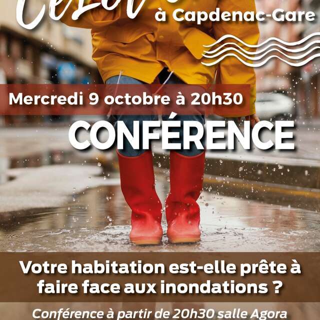 CéLot’omne à Capdenac-Gare, conférence "votre habitation est prête à faire face aux inondations ?"