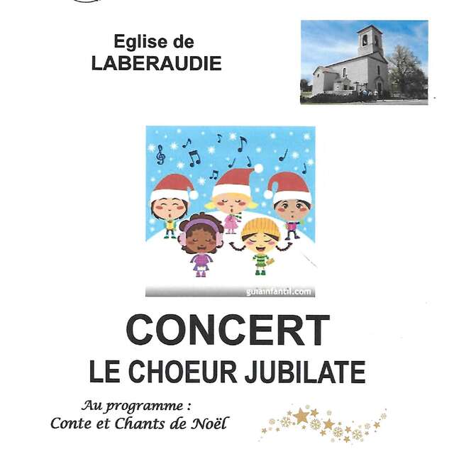 Concert à l'église de Labéraudie : chœur Jubilate