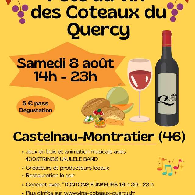 Fête du Vin des Coteaux du Quercy à Castelnau-Montratier