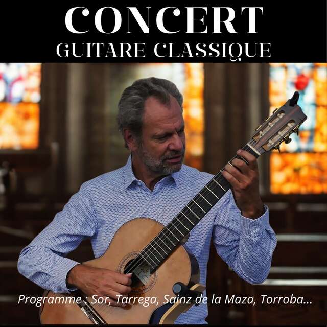 Concert de guitare à l'église de Saint Pantaléon