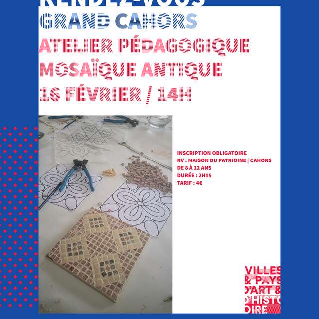 Animation pédagogique : Mosaïque antique