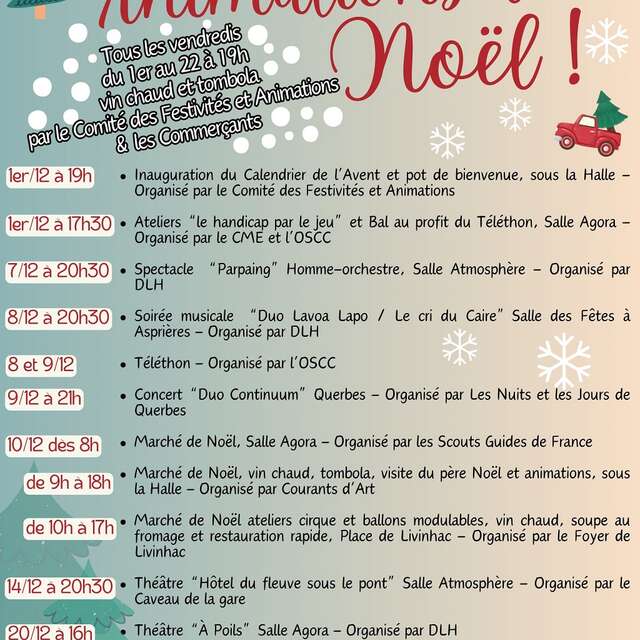 Animations de Noël à Capdenac-Gare