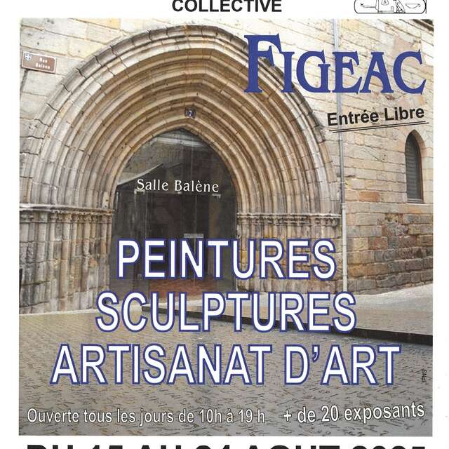 Exposition collective "Courants d'Art" à Figeac