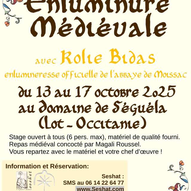 Stage Enluminure Médiévale