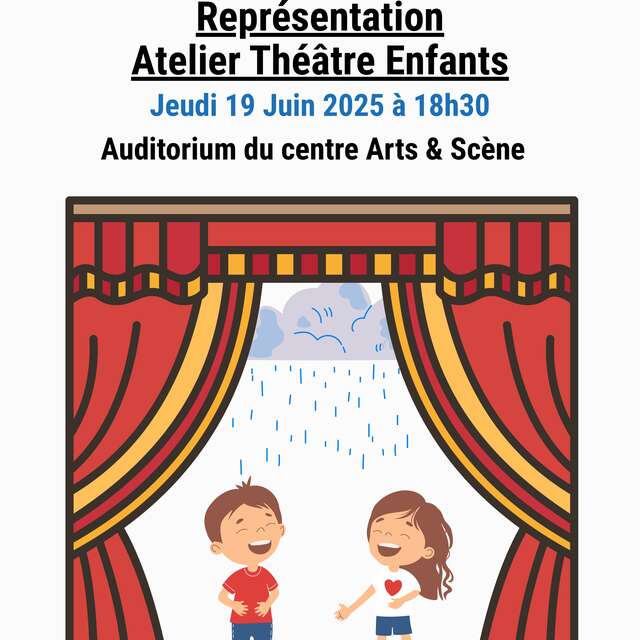 Représentation Atelier Théâtre Enfants à Cajarc