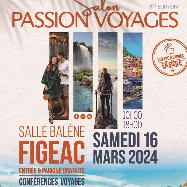 Salon passion voyages à Figeac