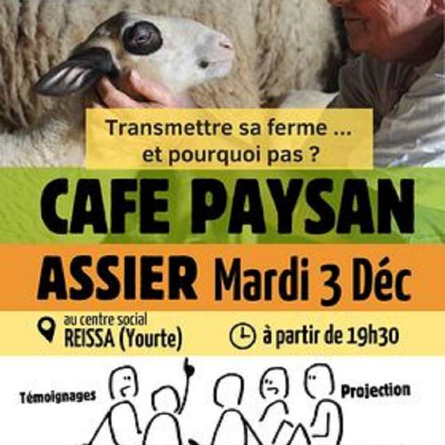 Café Paysan: "Transmettre sa ferme, et pourquoi pas ? "