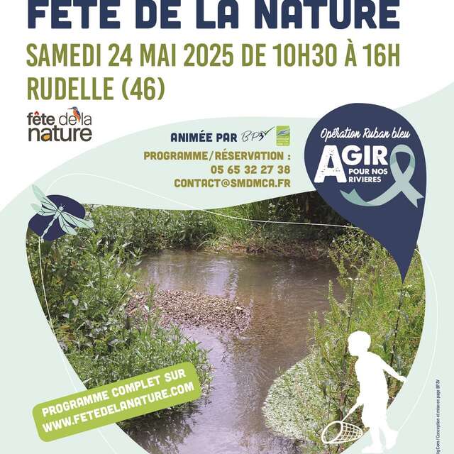 Fête de la Nature sur les bords du Ruisseau de Rudelle