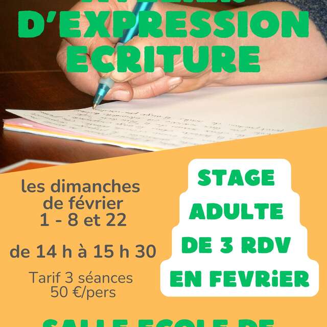 Stages d’ateliers d’expression créatrice