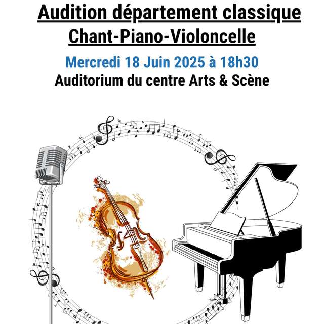 Audition département classique