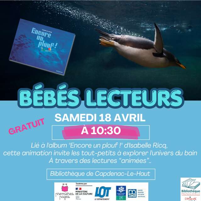 BB lecteurs à la bibliothèque de Capdenac-le-Haut