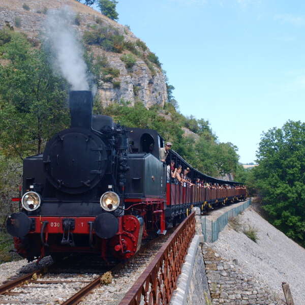 Train à vapeur de Martel