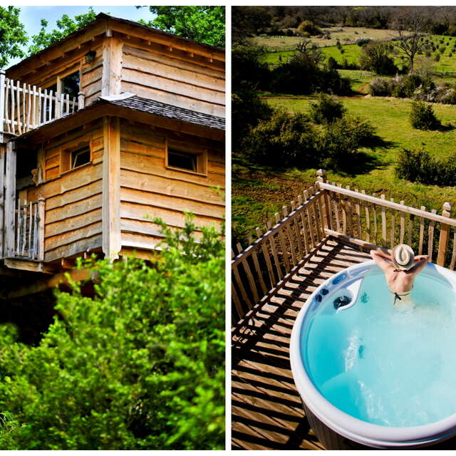 Cabane Spa La Truffière du Château de Cantecor