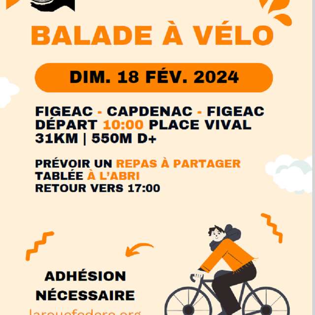 Rando-vélo de Figeac à Capdenac avec La Roue Fédère