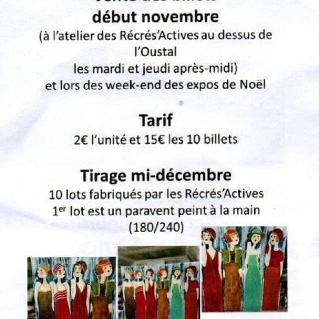 Expo vente de Noël à Espédaillac avec les récréatives
